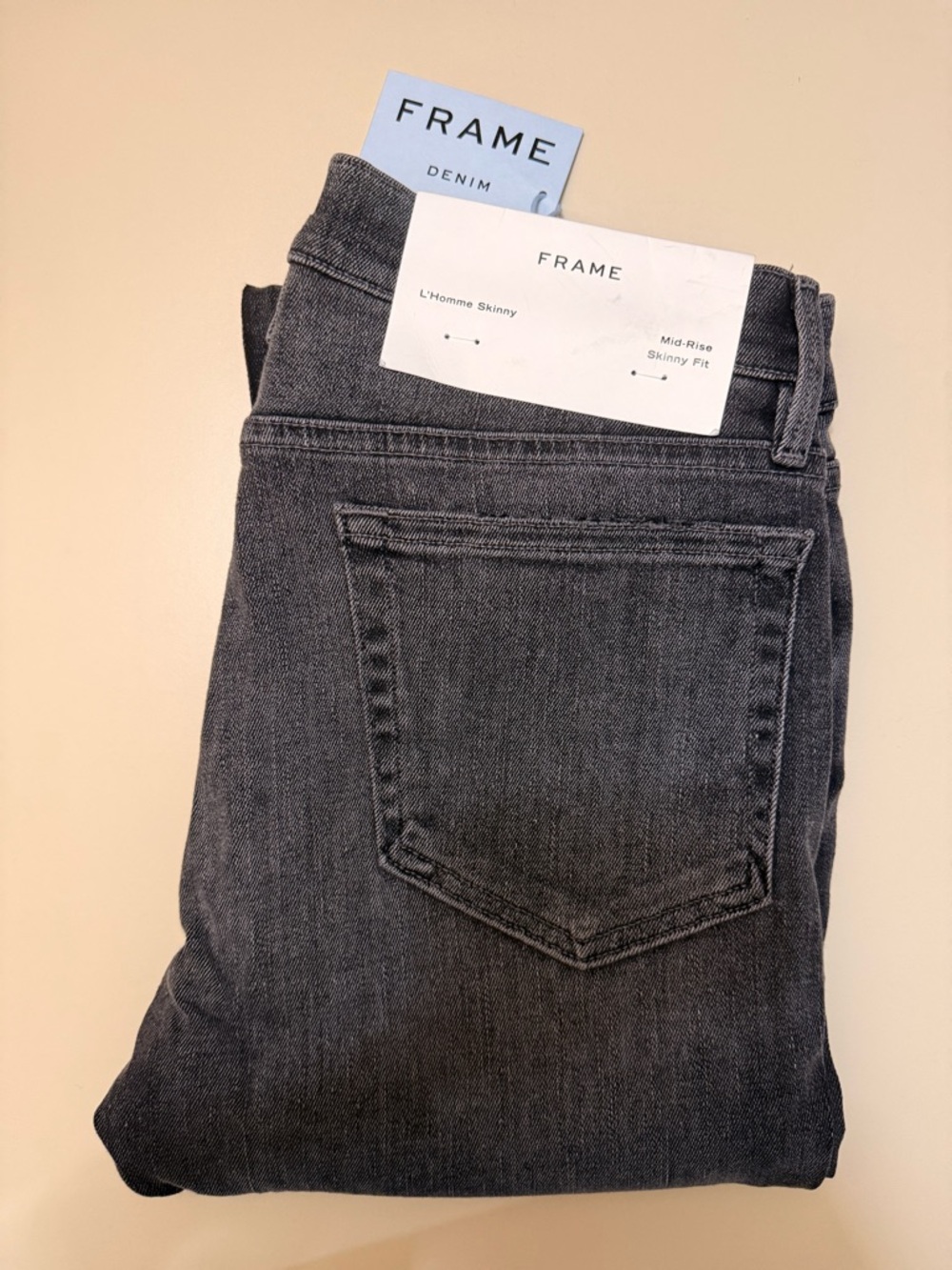 FRAME men’s Dark Grey Skinny Jeans(brand new)
